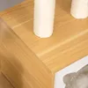 Pawhut Kočičí doupě se 2 měkkými polštáři, kočičí domeček, Náhled obrázku produktu 9