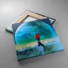 Bild auf Leinwand - Leinwandbild - Mann Planet - 30x30cm - Produktbild-Vorschau 2