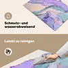 KitchenYeah© Herdabdeckplatte Gold - Marmor - Lila , Produktbild-Vorschau 2