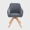 HOMLA PEMA Kordstuhl dunkelgrau 56x60x82 cm Produktbild-Vorschau 7