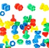 Blocchi di costruzione didattici montessoriani viti 30 Anteprima dell’immagine prodotto 1
