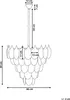 BELIANI Żyrandol mosiężny szkło z metalem ⌀ 46 cm w stylu Podgląd zdjęcia produktu 3
