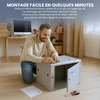 Extralink Armoire Rack Murale 19 Pouces 6U 600×600 mm Grise Voir les images du produit 4