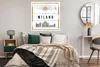 MuchoWow® Poster Milano - Skyline - Weiß - Gelb 100x100 cm Produktbild-Vorschau 4