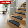 Floordirekt Stufenmatten Madrid halbrund Shaggy Produktbild-Vorschau 4