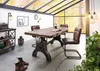 MASSIVMOEBEL24 | Table à manger 180x90x80-101 Manguier Voir les images du produit 9