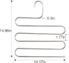Hosenbügel, platzsparend, rutschfest,Hosenbügel, Edelstahl, Produktbild-Vorschau 2