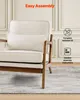 Chaise d'accent VEVOR Fauteuil moderne avec cadre en bois Voir les images du produit 7