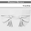 Francúzsky Blackout Door Curtain White, Privacy Screen Náhľad obrázku produktu 6