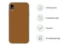 MuchoWow® Handyhülle Schutzhülle Hülle für iPhone XR Braun Produktbild-Vorschau 7