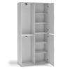 MR GROUP Garderobenschrank GRID 100cm Garderobe Spiegel Produktbild-Vorschau 2