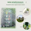Szklarnia foliowa Outsunny – mini szklarnia z 5 półkami, Podgląd zdjęcia produktu 6