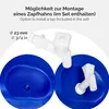 Garronda Fût en plastique 100 L Fût à col large 100 L avec Voir les images du produit 4