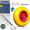 MASKO® PolyurethanSchubkarrenrad Vollgummi 200 kg Produktbild-Vorschau 5