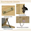 A collage of four close-up images showcasing details of a wooden cooler. Podgląd zdjęcia produktu