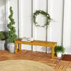 Outsunny Banc de jardin, banc en bois de pin 2 places, Voir les images du produit 2