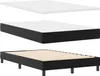 Boxspringbett mit Matratze Schwarz 120 x 190 cm Kunstleder Produktbild-Vorschau 5