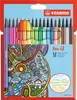 Stylo feutre premium - STABILO Pen 68 - pack de 18 - avec Voir les images du produit 1