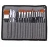 18pcs/Set Acrylpinsel Pinsel mit Aufbewahrungsbeutel DIY Produktbild-Vorschau 2