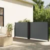 vidaXL Marquise latérale extensible Anthracite 140x1200 cm Voir les images du produit 2