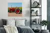 MuchoWow® Poster Traktor - Rot - Sonnenblume - Bauernhof - Produktbild-Vorschau 4