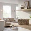 Blumenkasten Rotan Antik Grau 40X40H20 cm Van der Leeden Produktbild-Vorschau 3