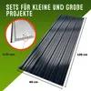 GARDEBRUK® 24x Trapezblech 129x46cm = 14m² verzinkt Produktbild-Vorschau 5