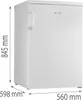 Gorenje Freistehend Kühlschrank, 84.5 x 56 x 59.8 cm, Weiß, Produktbild-Vorschau 8
