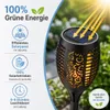 MasterLED 8er Set Solar Gartenfackel 51cm Flammen-Effekt Produktbild-Vorschau 8
