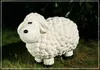 Gartenfigur Schaf Weiss Polystone detailgetreu handbemalt Produktbild-Vorschau 1