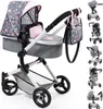 Wózek dla lalek Bayer Design Combi Neo Vario szary Anteprima dell’immagine prodotto 2