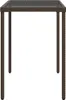 vidaXL Gartentisch mit Glasplatte Braun 115x54x74 cm Poly Produktbild-Vorschau 5