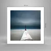 Poster - Poster ohne Rahmen - Turm Strand Himmel - 40x40 cm Produktbild-Vorschau 4
