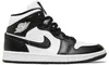 Nike Air Jordan 1 Mid Panda Nero Bianco Sneaker - 44,5 Anteprima dell’immagine prodotto 1