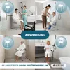 Mobiclinic Drehbarer Duschstuhl 360º Duschhocker Badhocker Produktbild-Vorschau 4