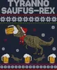 Tyranno Saufus-Rex Ugly Sweater - Weihnachten Xmas Produktbild-Vorschau 3