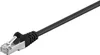 CAT 5e Patchkabel, SF/UTP, schwarz Kupferkaschierter Produktbild-Vorschau 1
