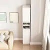 Libreria bianca da 180 cm, moderna, in stile scandinavo, Anteprima dell’immagine prodotto 4