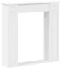 Rama dekoracyjna do kominka, biała, 100 x 20 x 100 cm, Podgląd zdjęcia produktu 1