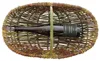 Panier en osier avec anse en bois, moyen, panier à fruits, Voir les images du produit 5