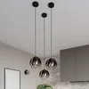 Lampa wisząca TULOS czarna 3xE27x15W metal wym:117x30x30cm Podgląd zdjęcia produktu 6