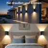 Grafner UP and DOWN Aluminium Wandlampe, schwarz, 2x GU10, Produktbild-Vorschau 6