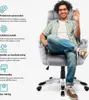 SUPERKANCL kancelářské křeslo EXECUTIVE, látkové křeslo do Náhled obrázku produktu 12