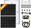 Balkonkraftwerk 200Watt 12Volt Mono Solarpanel Photovoltaik Produktbild-Vorschau 1