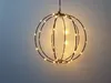 LED Kugel 20cm 50 LEDS Leuchtball extra warmweiß gold  Produktbild-Vorschau 1