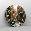 Wanduhr - Rund - Glasuhr - Venedig Brücke Wasser Haus - Produktbild-Vorschau 4