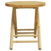 Bambus Bistro-Set Klappbar 2-Sitzer Gartentisch 45x45cm Produktbild-Vorschau 6