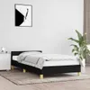 vidaXL Struttura letto senza materasso nero 100x200 cm in Anteprima dell’immagine prodotto 2