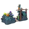 A diorama depicting an underwater scene from Avatar: The Way of Water, with two figures standing on a platform above a coral reef. Náhled obrázku produktu