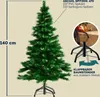 CASARIA® Weihnachtsbaum künstlich 140 cm Edeltanne-MIX Produktbild-Vorschau 7